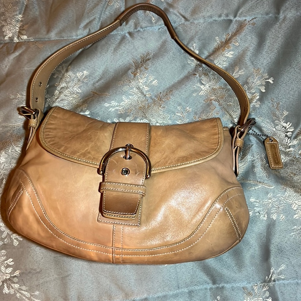 Coach F13105 Soho Shoulder Bag British Tan